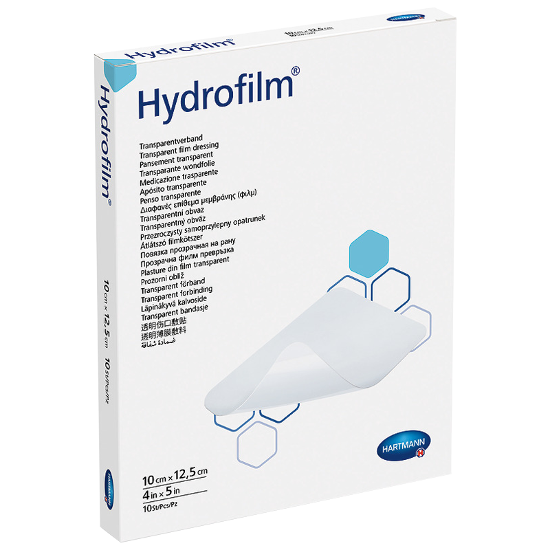 Пов’язка плівкова прозора Hydrofilm®, 10 х 12,5 см.